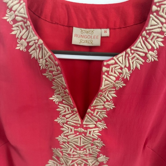 Silk embroidered tunic - Picture 3 of 3